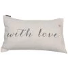 David Fussenegger SILVRETTA With Love Kissenhülle - 30x50 Cm - Rohweiß