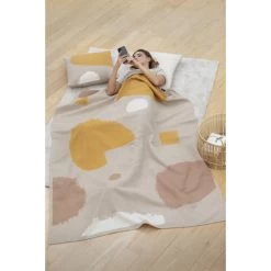 David Fussenegger NOVA Pinselstruktur Abstrakt Kissenhülle - 50x50 Cm - Natur -Boutique-Kissen-Discounter 481859 big 1