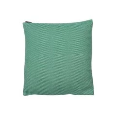 David Fussenegger NOVA Kissenhülle Fischgrät Gespiegelt - 50x50 Cm - Smaragd