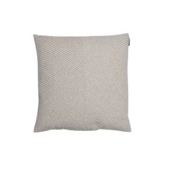 David Fussenegger NOVA Kissenhülle Fischgrät Gespiegelt - 50x50 Cm - Rauch