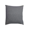 David Fussenegger NOVA Kissenhülle Fischgrät Gespiegelt - 50x50 Cm - Anthrazit