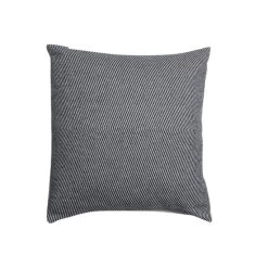 David Fussenegger NOVA Kissenhülle Fischgrät Gespiegelt - 50x50 Cm - Anthrazit