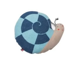 David Fussenegger JUWEL Tierform-Kissen Mit Füllung - 30x30 Cm - Schnecke - Samtblau