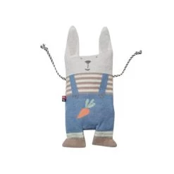 David Fussenegger JUWEL Hase Körnerkissen - 16x29 Cm - Mittelblau