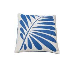 David Fussenegger NOVA Palmenblatt Kissenhülle - 50x50 Cm - Königsblau