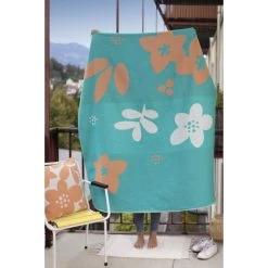 David Fussenegger SILVRETTA Blume Kissenhülle - 50x50 Cm - Hellorange -Boutique-Kissen-Discounter 481899 big 1