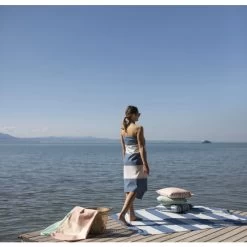 David Fussenegger NIZZA Blockstreifen Kissenhülle - 2er Set - 2er Set - 50x50 Cm - Hellgrün -Boutique-Kissen-Discounter 481910 big 2